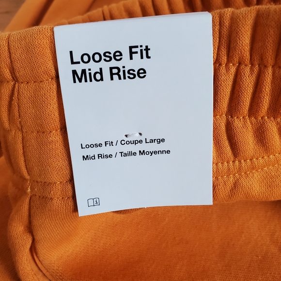 Nike sportswear essential collection fleece womens jogger orange - Picture 3 of 4